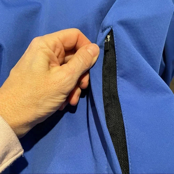 Slazenger Golf quarter zip sweatshirt Royal blue and black Men’s size XL - Picture 5 of 6